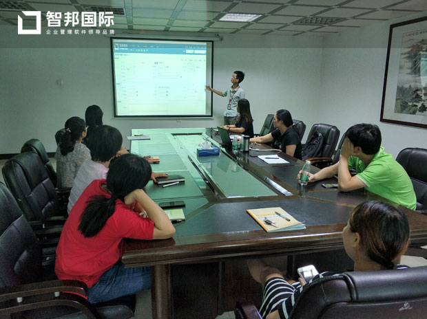 广州日日香食品有限公司智邦国际ERP系统实施现场