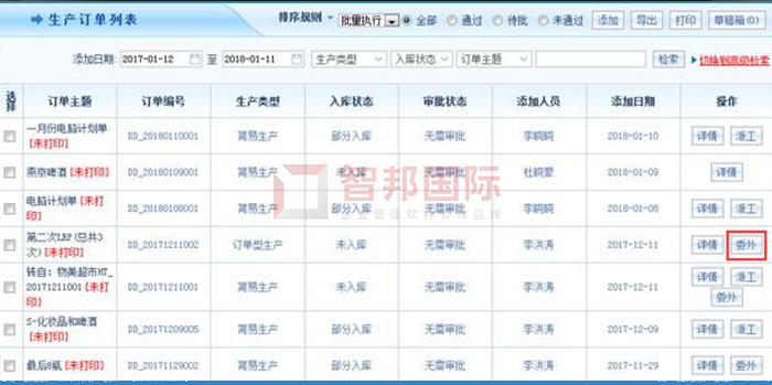 三金伟业成功签约智邦国际ERP系统,合同订单直接转生产订单