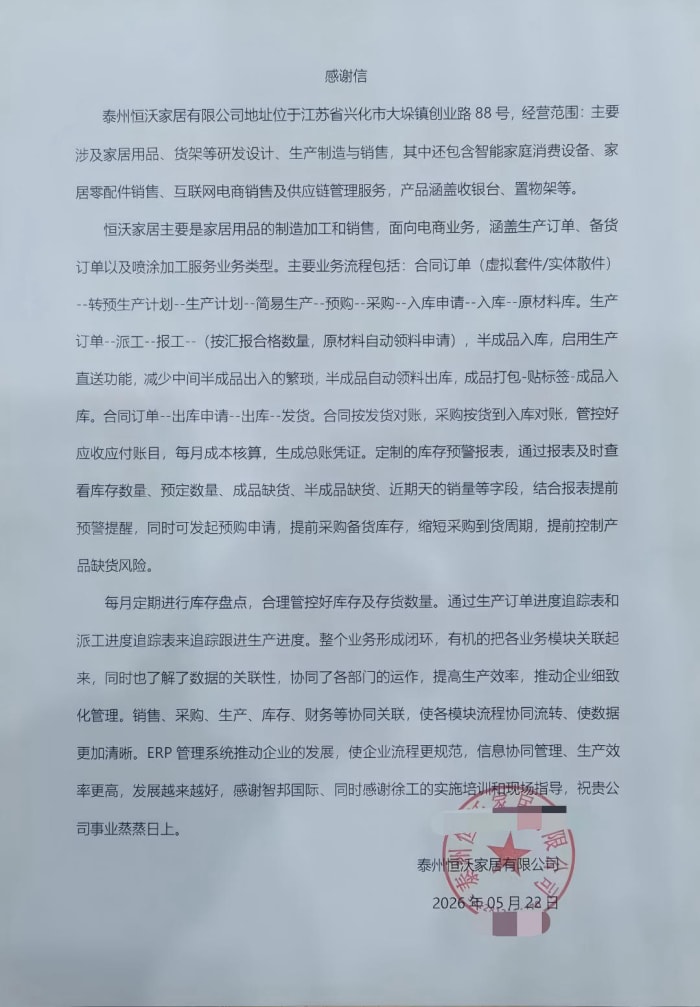 恒沃家居签约智邦国际,用数智一体聚力攻坚技术创新 恒沃家居签约智邦国际,用数智一体聚力攻坚技术创新